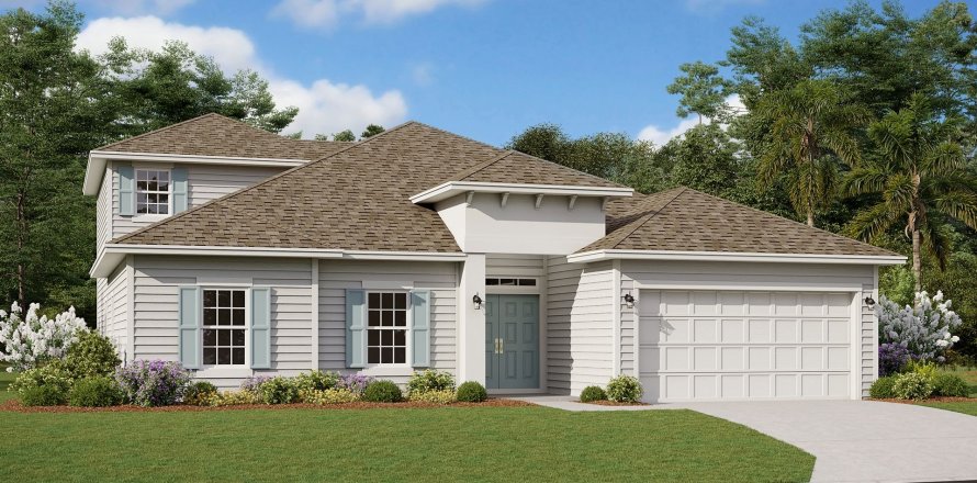 House in Beacon Lake by Dream Finder Homes in Saint Augustine, Florida 4 bedrooms, 249 sq.m. № 453624