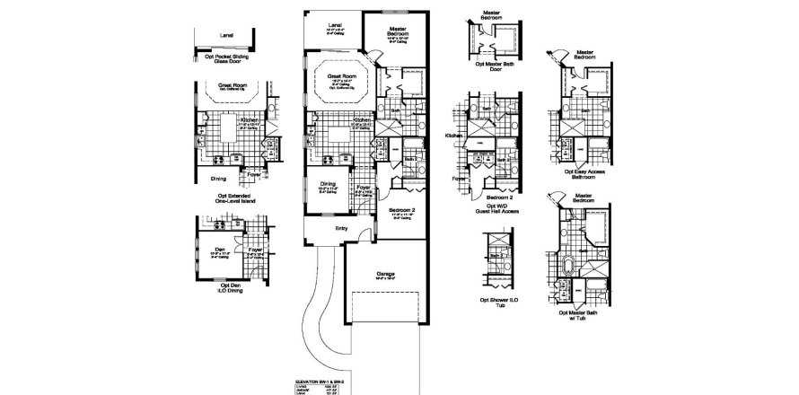House floor plan «133SQM CRYSTAL SAND», 2 bedrooms in WYSTERIA
