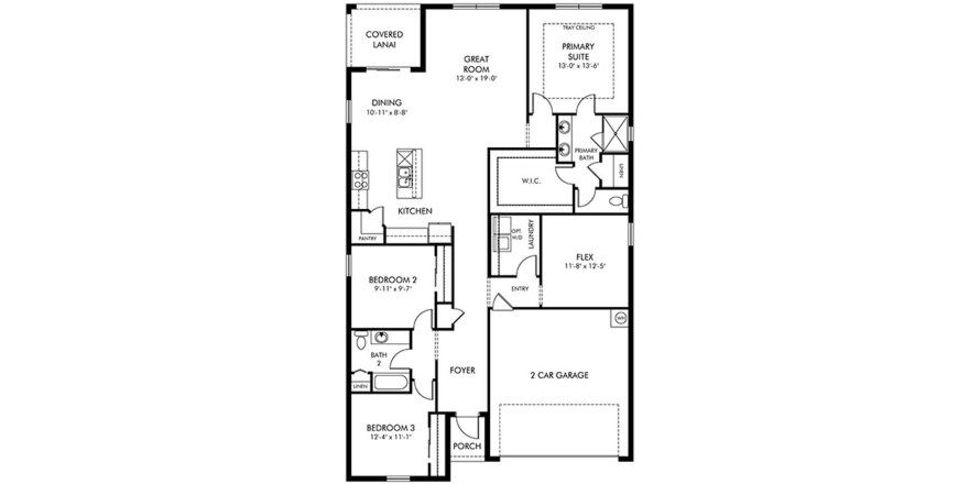 Townhouse in BABCOCK RANCH in Charlotte, Florida 3 bedrooms, 177 sq.m. № 137463