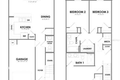 Купить таунхаус в Окала, Флорида 3 комнаты, 135.45м2, № 1359944 - фото 11