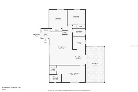 Купить виллу или дом в Орландо, Флорида 6 комнат, 142.23м2, № 1404970 - фото 24