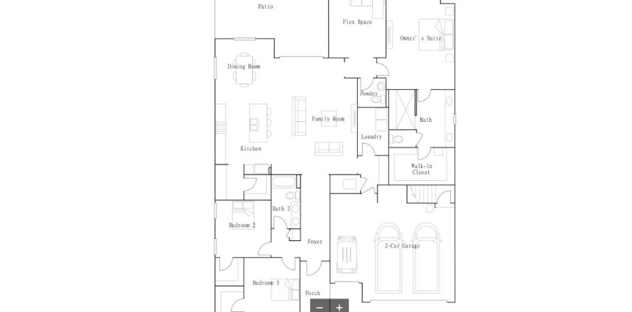 House floor plan «House», 3 bedrooms in Mirada Active Adult