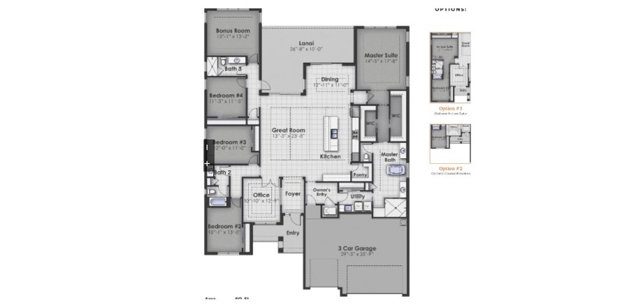 House floor plan «House», 3 bedrooms in Gran Place