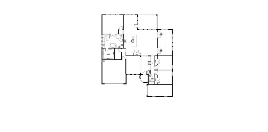 House floor plan «House», 3 bedrooms in Woodhaven