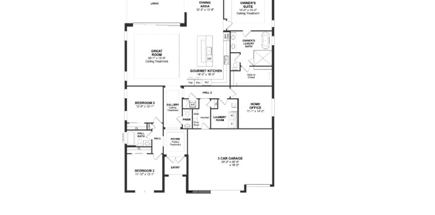 House in La Terre at Avenir in Palm Beach Gardens, Florida 3 bedrooms, 235 sq.m. № 635904