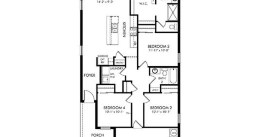 House in Monroe Meadows in Zephyrhills, Florida 4 bedrooms, 157 sq.m. № 396554