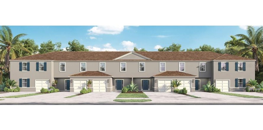 Townhouse in Edgewater, Florida 3 bedrooms, 155.24 sq.m. № 1338312