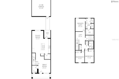 Townhouse in Winter Garden, Florida 3 bedrooms, 160.63 sq.m. № 1263965 - photo 26