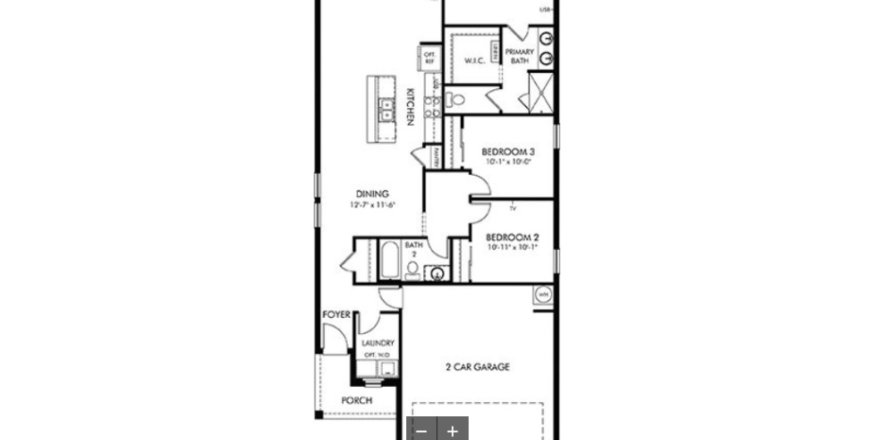 House floor plan «House», 3 bedrooms in Links Terrace