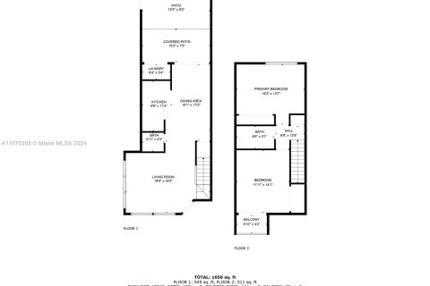 Adosado en venta en Davie, Florida, 2 dormitorios, 100.06 m2 № 1388341 - foto 24