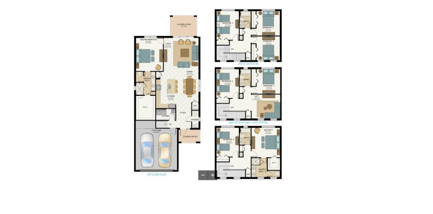Casa en Sky Cove South - of Westlake en Westlake, Florida 4 dormitorios, 196 m2 № 640462