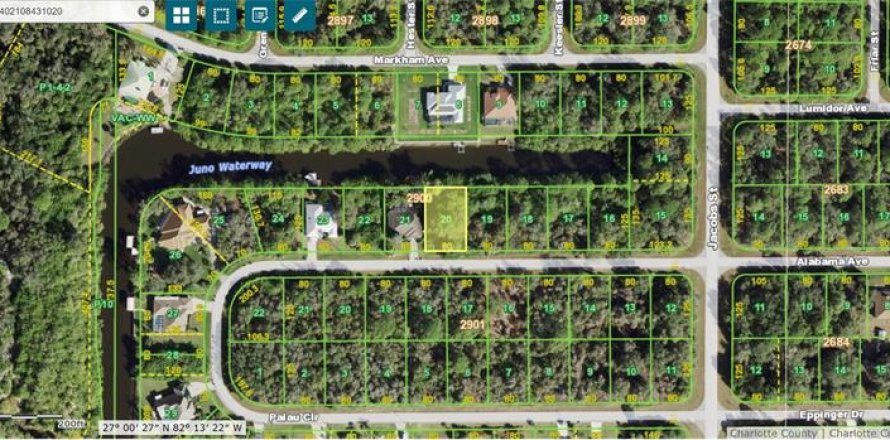 Land in Port Charlotte, Florida № 252115