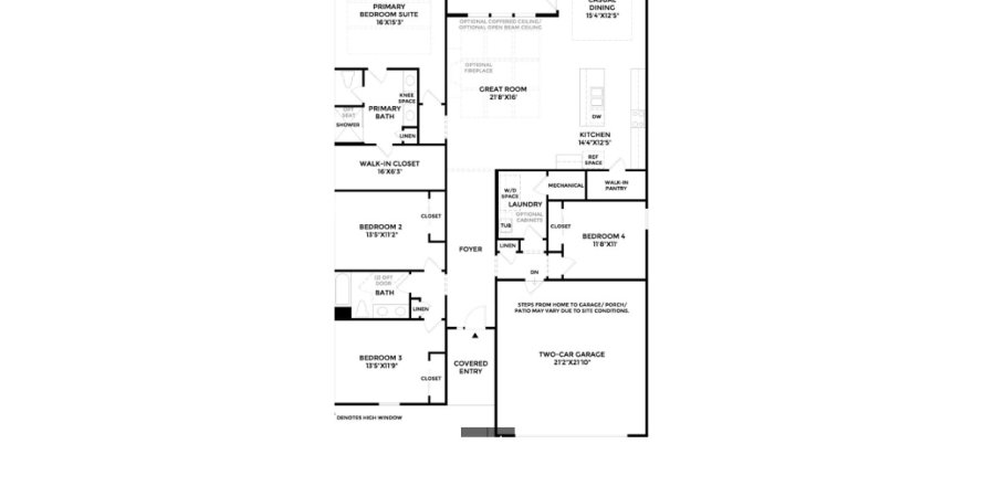 House floor plan «House», 4 bedrooms in Preserve at Beacon Lake by Toll Brothers