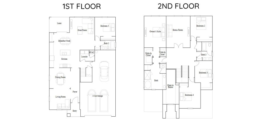 Townhouse floor plan «300SQM MONTE CARLO», 5 bedrooms in THE ISLES AT WEST PORT