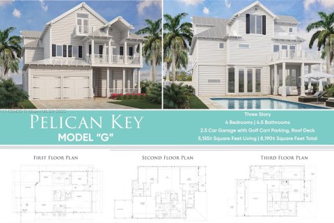 House in Hutchinson Island South, Florida 4 bedrooms, 478.91 sq.m. № 666202 - photo 1