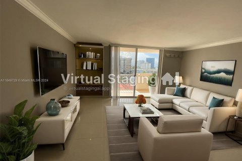 Condominio en alquiler en Hallandale Beach, Florida, 1 dormitorio, 120.77 m2 № 1347719 - foto 9