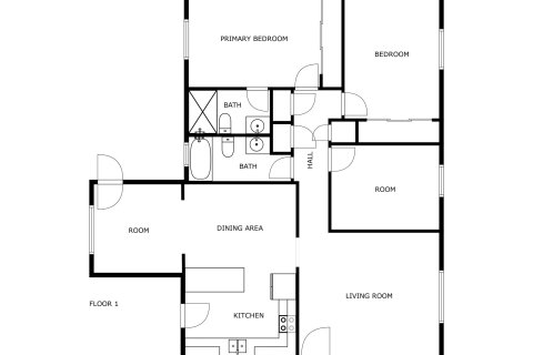 Casa en venta en Dania Beach, Florida, 3 dormitorios, 147.44 m2 № 1208161 - foto 1