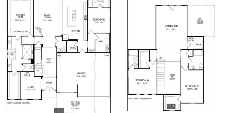 House floor plan «House», 4 bedrooms in Foxmeadow by Drees Homes