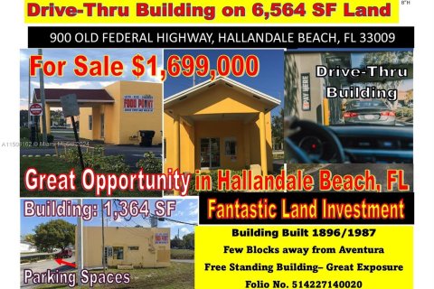 Купить коммерческую недвижимость в Халландейл-Бич, Флорида № 927501 - фото 1