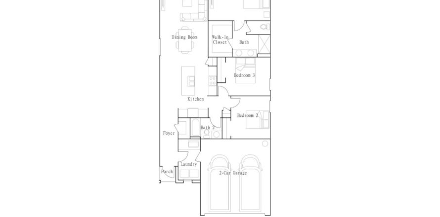 House floor plan «House», 3 bedrooms in Preserve at LPGA - Legacy Collection