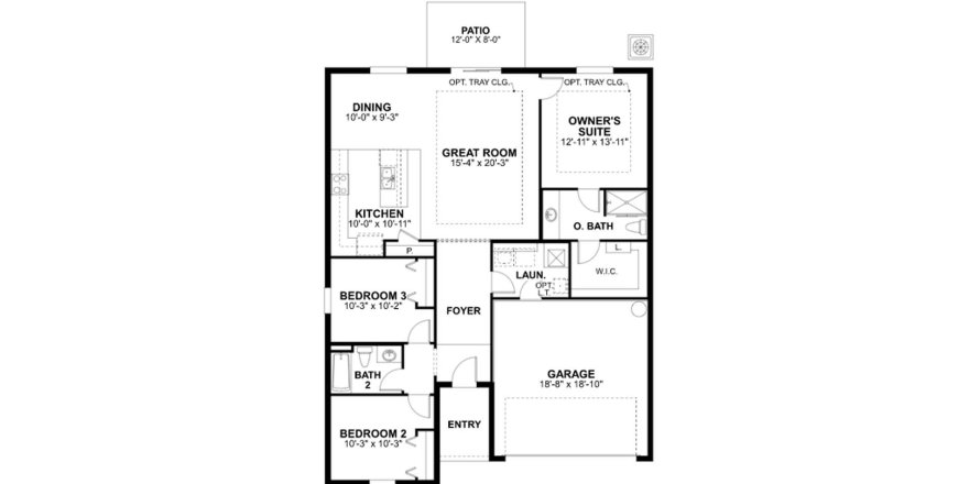 Townhouse floor plan «141SQM VENTURA», 3 bedrooms in SUMMERWOODS