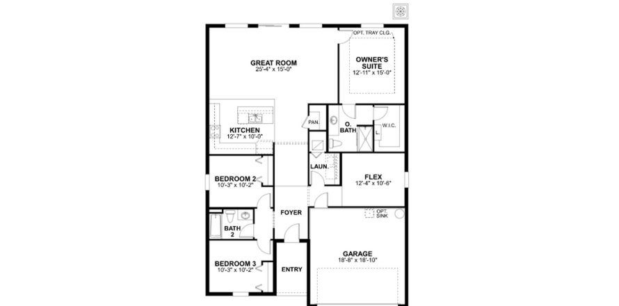 Townhouse floor plan «162SQM SENTINEL», 4 bedrooms in SUMMERWOODS