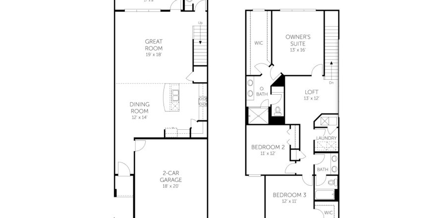 Touwnhouse à Cherry Elm at SilverLeaf à Saint Augustine, Floride 3 chambres, 185 m2 № 470477