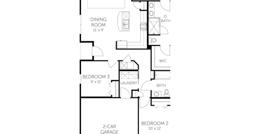 Таунхаус в Cherry Elm at SilverLeaf в Сент-Огастин, Флорида 3 комнаты, 129м2 № 470476