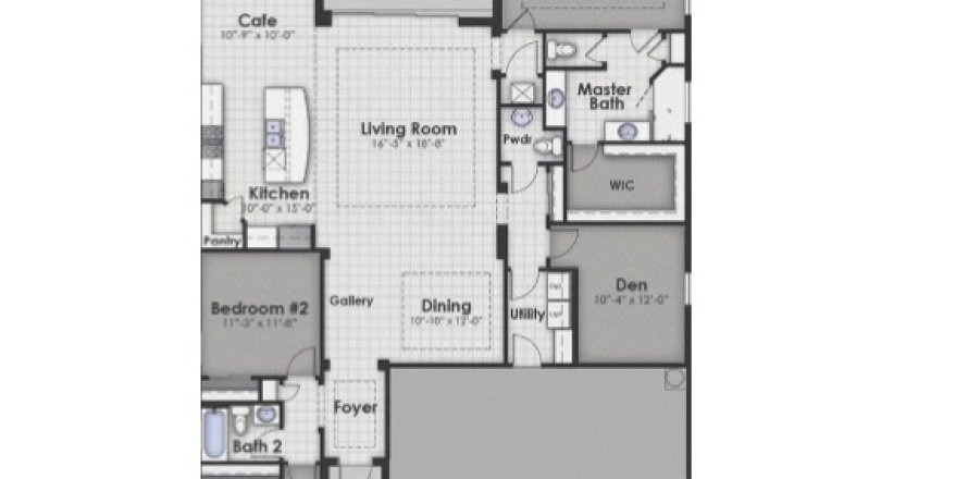 House floor plan «House», 2.5 bedrooms in Gran Place