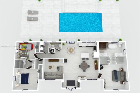 Casa en venta en Biscayne Park, Florida, 4 dormitorios, 154.68 m2 № 965636 - foto 15