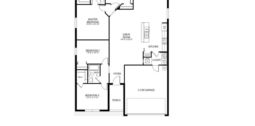 Villa ou maison à Flagler Estates à Hastings, Floride 4 chambres, 173 m2 № 422657