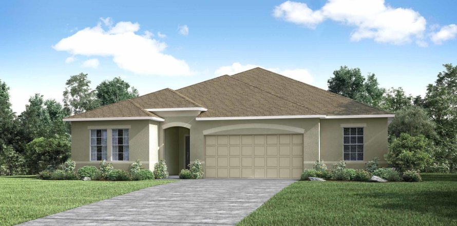 House in Elegant Manor Estates in Edgewater, Florida 4 bedrooms, 212 sq.m. № 618758