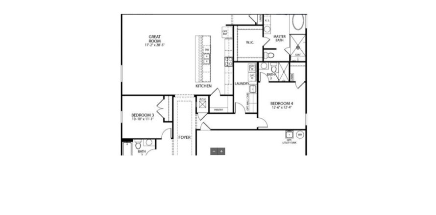 House floor plan «House», 4 bedrooms in Ormond And Daytona Beach