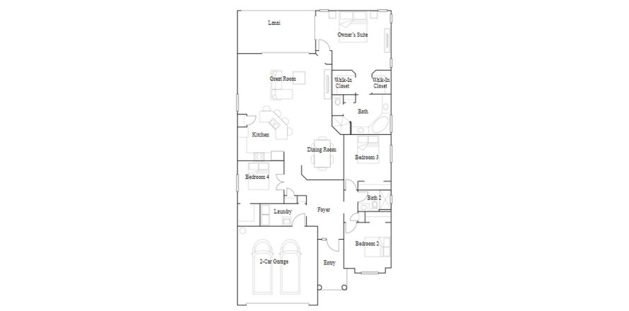 Townhouse floor plan «209SQM ISABELLA», 3 bedrooms in HERITAGE LANDING
