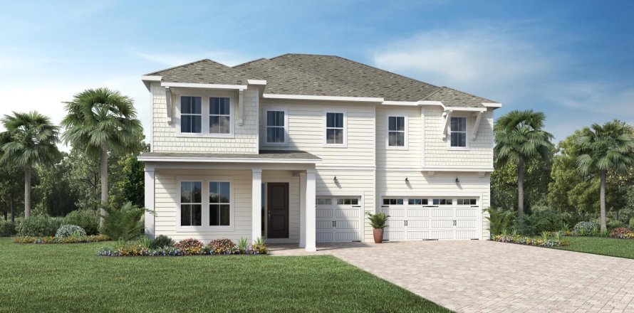 House in Preserve at Beacon Lake by Toll Brothers in Saint Augustine, Florida 5 bedrooms, 313 sq.m. № 492144