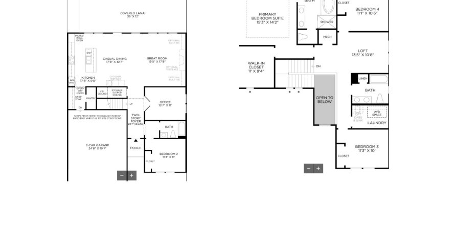 House floor plan «House», 4 bedrooms in Edison East - Executive Collection