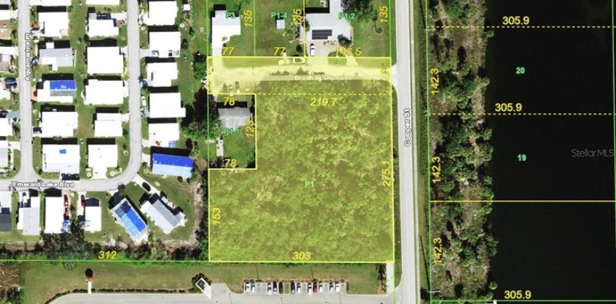 Terreno en Punta Gorda, Florida № 939725