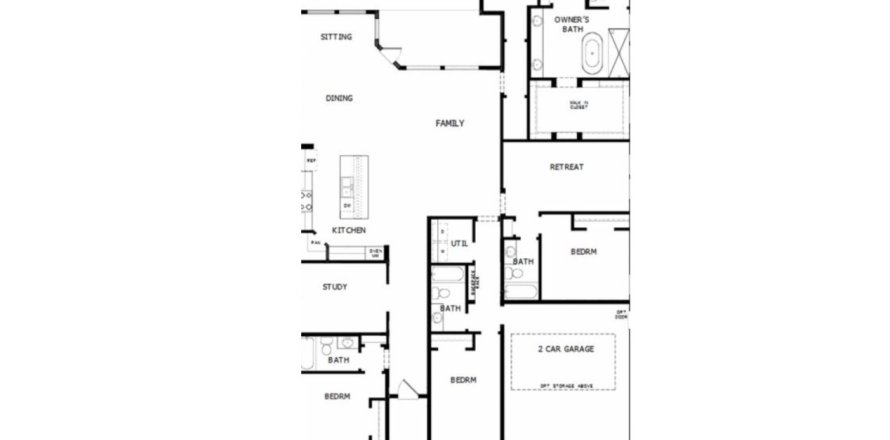 Property floor plan «House», 4 bedrooms in Falls at Shearwater - 60'