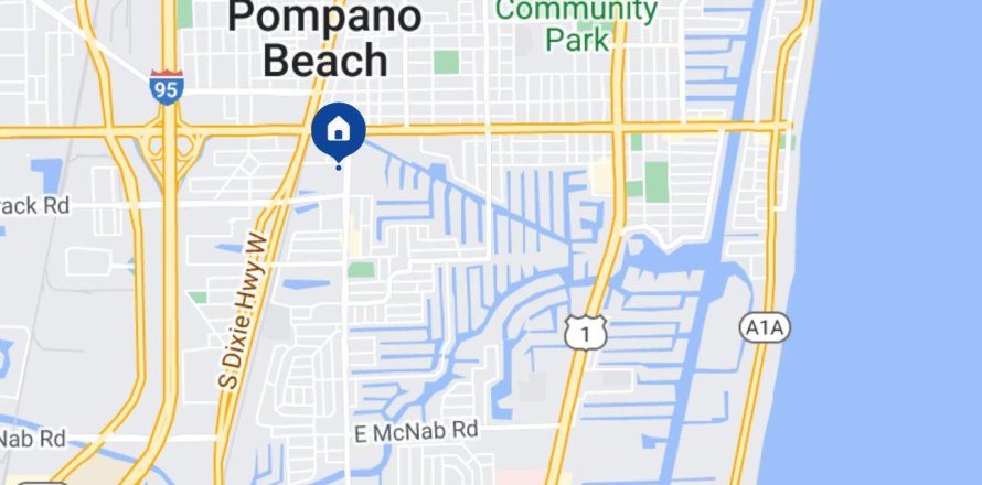 Condo in Pompano Beach, Florida, 1 bedroom  № 1096659