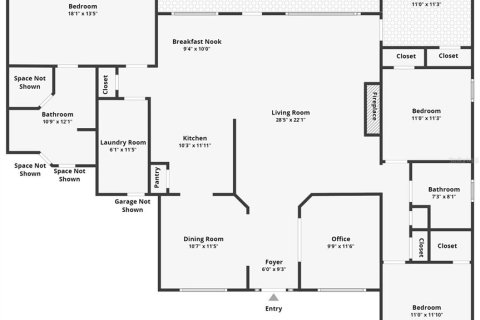 Купить виллу или дом в Орландо, Флорида 9 комнат, 264.96м2, № 1302819 - фото 3