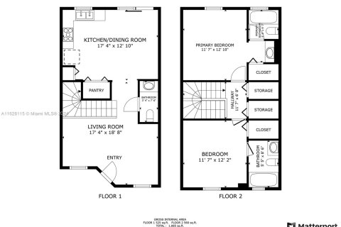 Townhouse in Homestead, Florida 2 bedrooms, 108.32 sq.m. № 1281932 - photo 27