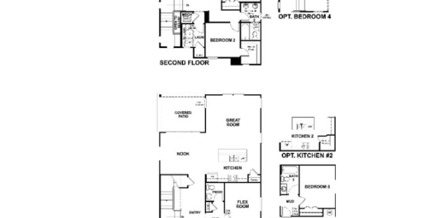 House floor plan «House», 3 bedrooms in Forest Crest