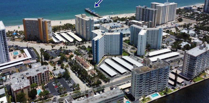 Condominio en Pompano Beach, Florida, 1 dormitorio  № 1159634