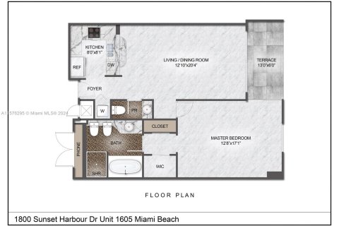 Condominio en venta en Miami Beach, Florida, 1 dormitorio, 76.18 m2 № 1142113 - foto 4