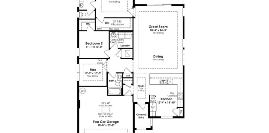 Casa en The Reserve at Victoria en DeLand, Florida 2 dormitorios, 155 m2 № 617394