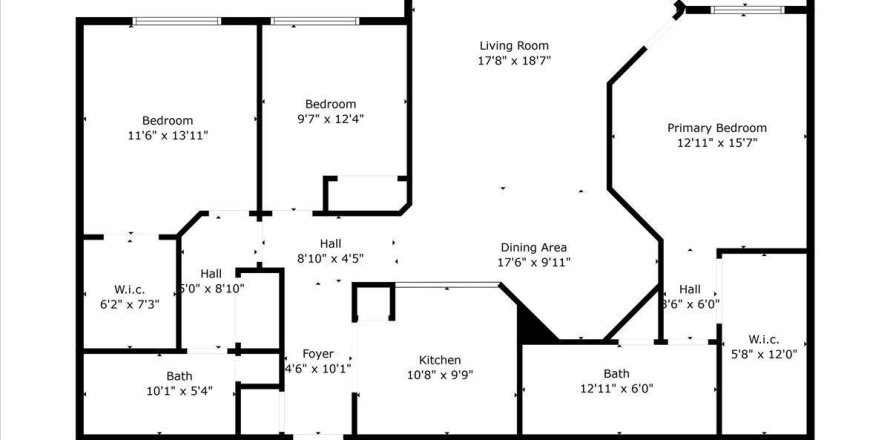 Condominio en Lantana, Florida, 3 dormitorios  № 1100244