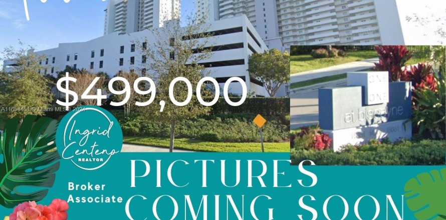 Condo à North Miami, Floride, 2 chambres  № 1348975