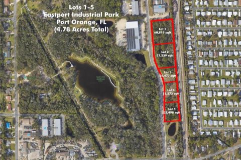 Terreno en venta en Port Orange, Florida № 1371254 - foto 1