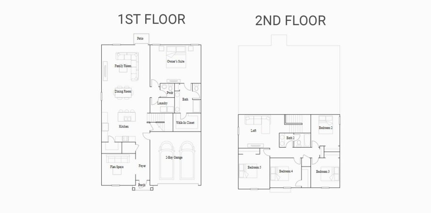 House floor plan «269SQM RALEIGH», 5 bedrooms in CYPRESS MILL