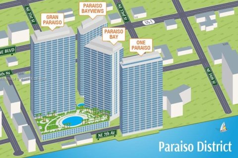 Condominio en venta en Miami, Florida, 2 dormitorios, 122.82 m2 № 1401414 - foto 14